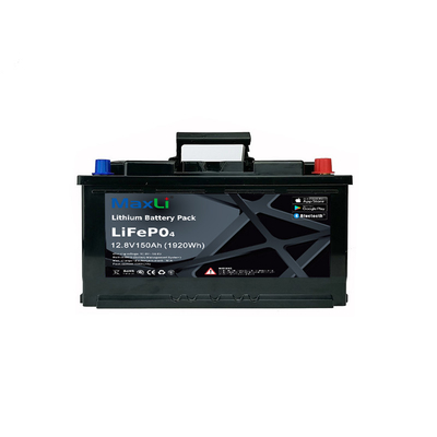 3 year Warranty 12V 150Ah Lifepo4 Battery Bluetooth Lead Acid Battery Replacement