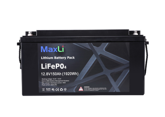 Цикл облегченного блока батарей лития Lifepo4 12V 150Ah глубокий